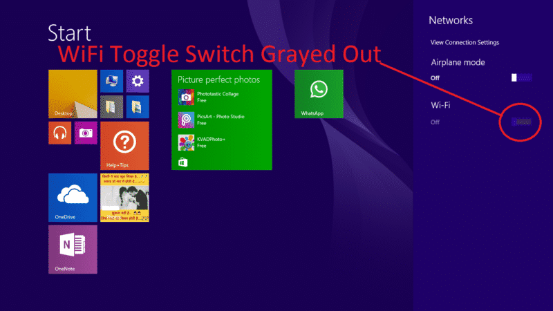 You are currently viewing How to solve Wifi Toggle switch Grayed Out Problem